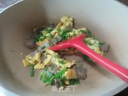 Make Beef fried eggs step 8