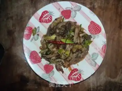 Make Burn mushrooms on foot step 2