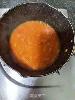 Make Tomato beef steamed eggs step 3