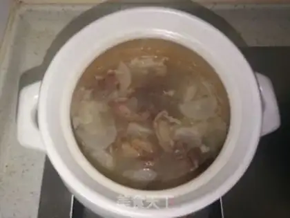 Make The lamb head, radish soup step 5