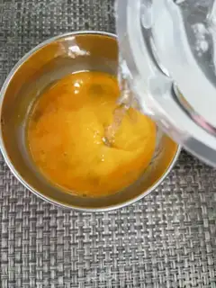 Make Tomato beef steamed eggs step 7