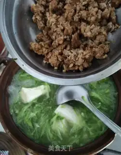Make Blue radish tofu tofu soup step 6