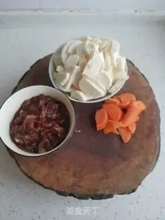 Make White fried meat step 1