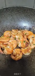 Make Dry garlic shrimp step 12