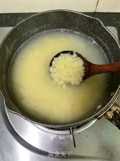 Make Sweet soup with green potatoes step 6