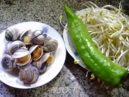 Make Pyramid clams and soybeans step 0