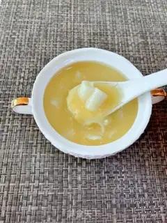Make Sweet soup with green potatoes step 9