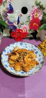 Make Dry garlic shrimp step 14