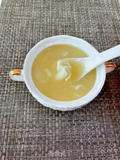 Make Sweet soup with green potatoes step 10