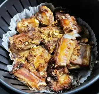 Make Air-fried garlic ribs step 8