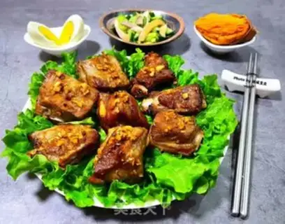 Make Air-fried garlic ribs step 10