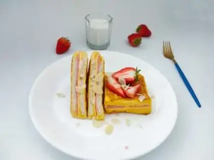 Make ham and cheese step 0