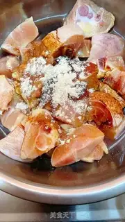 Make Onion chicken step 1
