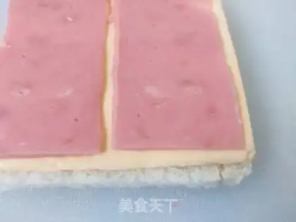 Make ham and cheese step 3