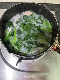 Make Spinach liver soup step 11