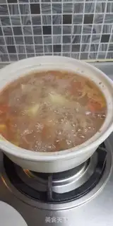 Make Potato tomato beef soup step 6