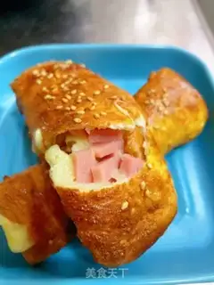 Make Ham cheese toast step 8