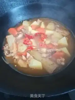 Make Big plate of chicken noodles step 7