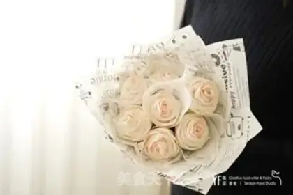 Make A tissue rose step 4
