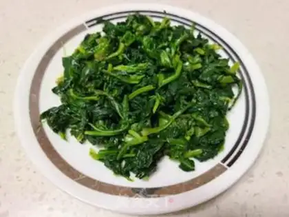 Make Pelican spinach step 3