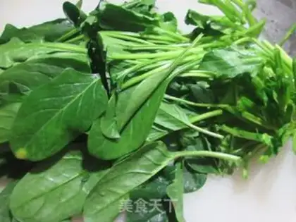 Make A thousand pieces of spinach step 3