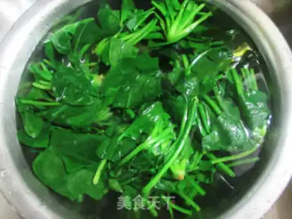 Make A thousand pieces of spinach step 6