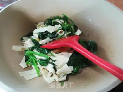 Make A thousand pieces of spinach step 7