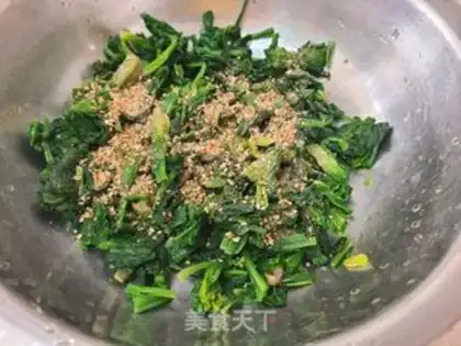 Make Sesame salt spinach step 4