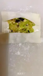 Make Low fat vegetable rolls step 5