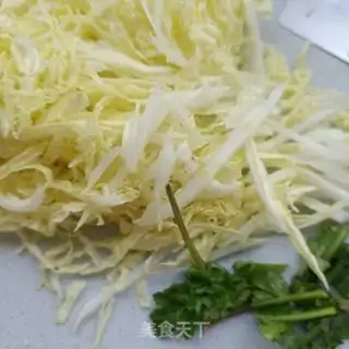 Make Ham sausage cabbage step 1