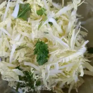 Make Ham sausage cabbage step 2