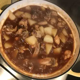 Make Curry chicken and potatoes step 8