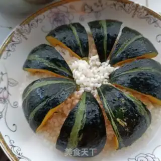 Make Pumpkin rice step 4