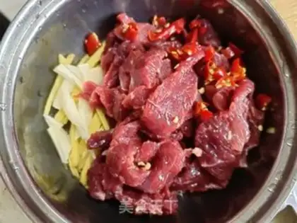 Make Pepper beef step 5