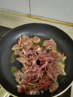 Make Pepper beef step 6