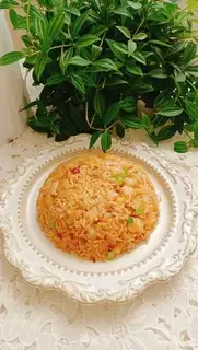 Make Hot cabbage shrimp fried rice step 10