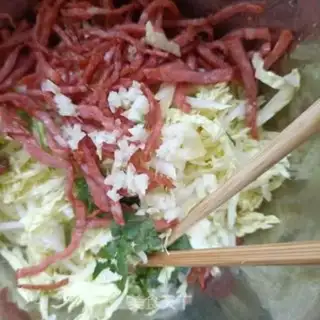 Make Ham sausage cabbage step 10