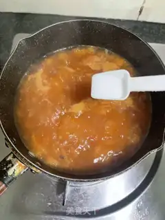 Make Tomato fan shrimp step 7