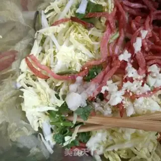 Make Ham sausage cabbage step 14