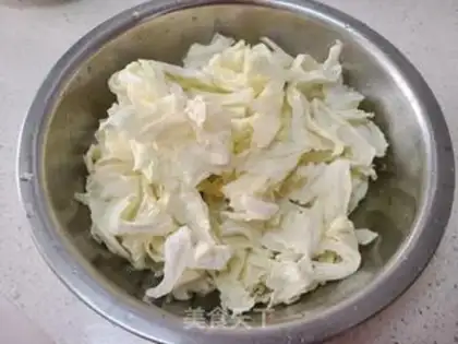 Make Sesame salt cabbage step 1