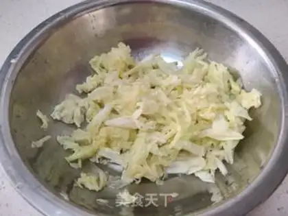 Make Sesame salt cabbage step 2