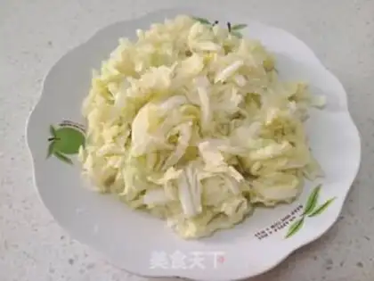 Make Sesame salt cabbage step 4