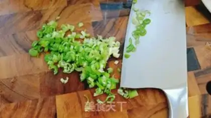 Make Five color bacon fried rice step 2