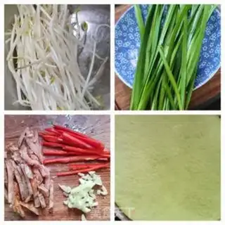 Make Green bean burrito step 0