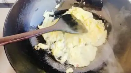 Make Five color bacon fried rice step 5