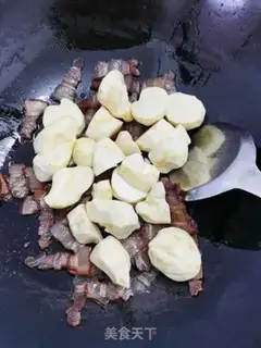 Make Meat evaporated potatoes step 3