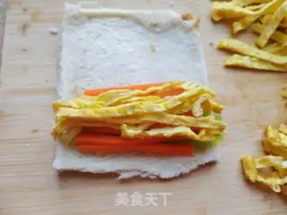 Make Egg-egg toast step 7