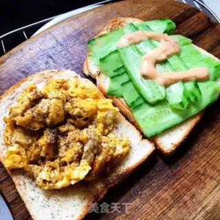 Make Egg cucumber sandwich step 5