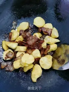 Make Meat evaporated potatoes step 5