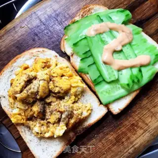 Make Egg cucumber sandwich step 6